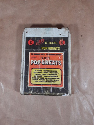 8-Track Cassette K-Tel's Pop Greats used
