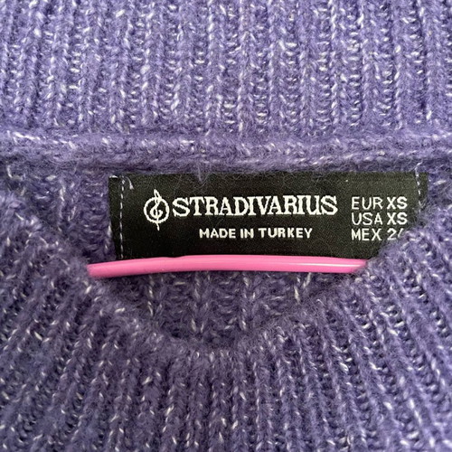 Women's knitted sweater used, purple, size XS