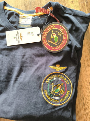 Aeronautica Militare sweatshirt καινούργιο, επετειακό 100 χρόνια, μπλε, 4XL