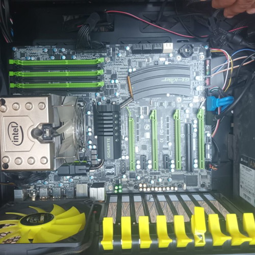 Gigabyte SKT-1366 G1 Killer Assassin Motherboard used (Rev 1.0)