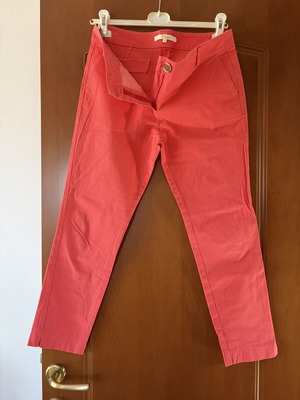 Iso fabric pants coral color size XL like new