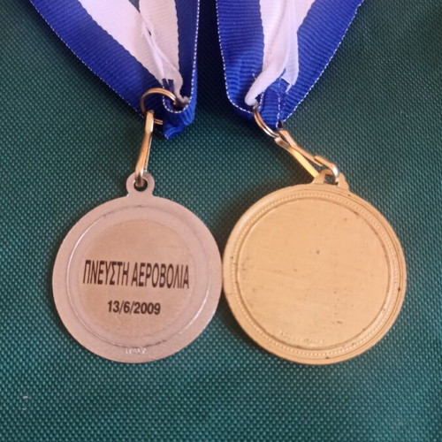 Set of 2 commemorative medals Municipality of Glyfada, like new