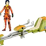  STAR WARS - Hasbro Toys Star Wars Rebels Ezra Bridger's Speeder with Ezra Class Vehicle & Figure