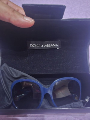 Dolce & Gabbana sunglasses like new, blue with multicolor interior