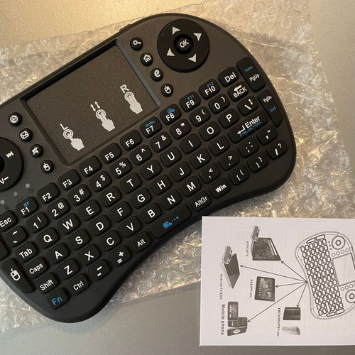 Mini Wireless Keyboard with Built-in Touchpad new