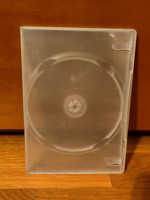 Slim DVD cases used, pack of 128 pieces