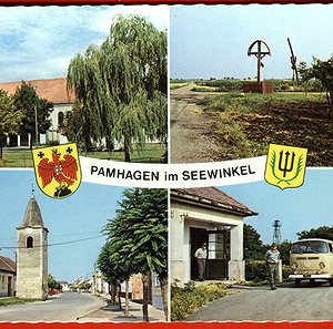 STAATSGRENZE  CARD POSTAL VINTAGE