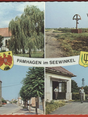 Staatsgrenze καρτ ποστάλ vintage