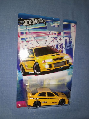 Hot Wheels Mitsubishi Lancer Evolution VI καινούργιο 90s Street Scene