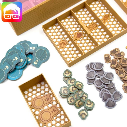 Creature Comforts Board Game Organizer new, 3D printed insert