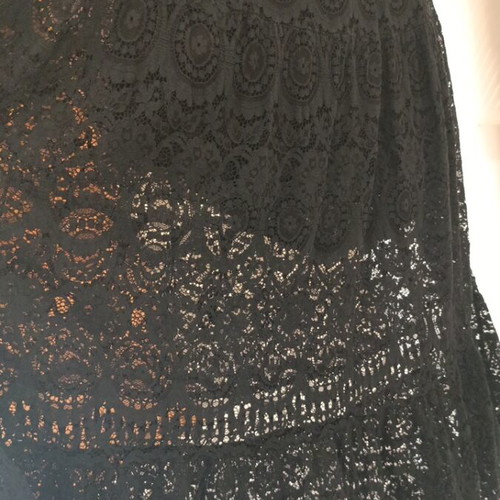 Black lace strapless dress, sizes L and XL