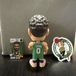 Jayson Tatum NBA figure with card and team sticker like new