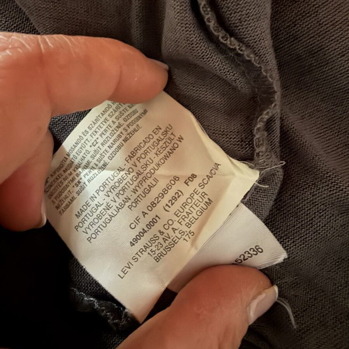 Levi's dress gray with subtle glitter like new