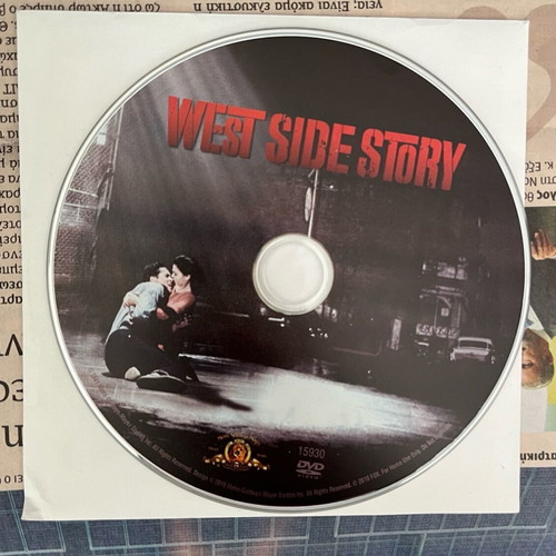 West Side Story DVD used, English with Greek subtitles