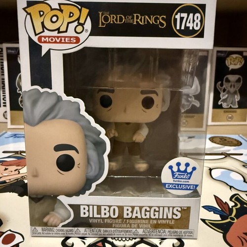 Funko POP Movies Bilbo Baggins Vinyl Figure new, Funko Shop Exclusive