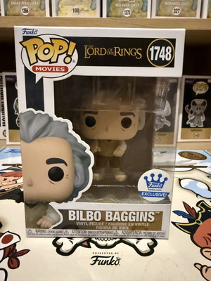 Funko POP Movies Bilbo Baggins Vinyl Figure new, Funko Shop Exclusive