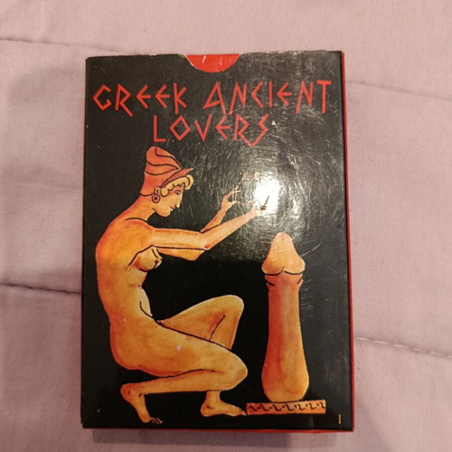 Greek Ancient Lovers playing cards set like new, 54 cards