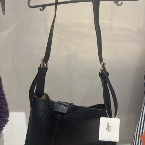 Black shoulder bag new with wallet