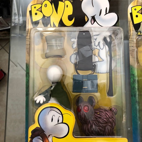 Bone Set of 9 Used Jeff Smith Figures, Rare