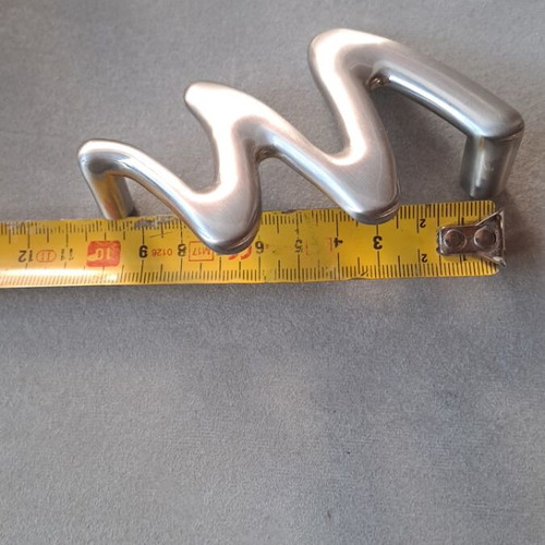 Handles for drawers or cabinets new, set of 10 pieces inox