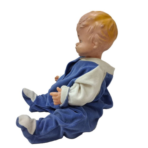 Vintage baby doll 43 cm used, vinyl and rubber