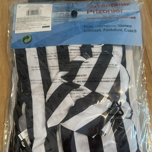 Prisoner costume for adult like new