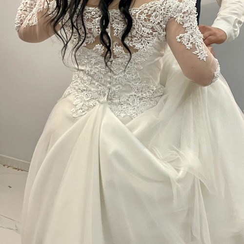 Cosmobella Milano wedding dress by Demetrios, size Medium