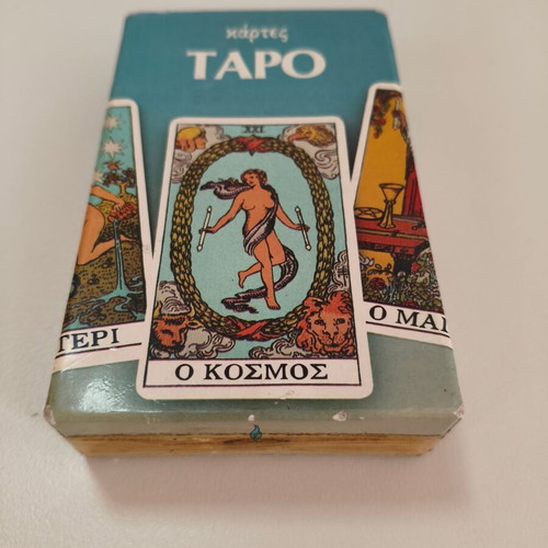 Tarot Cards (E. Waite) Greek Edition 1990, 78 Cards, Used