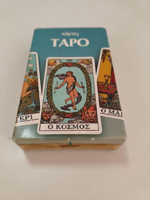 Tarot Cards (E. Waite) Greek Edition 1990, 78 Cards, Used