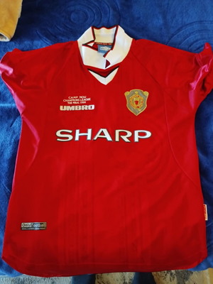 Manchester United 1999 Solskjaer #20 Jersey official edition new, size L