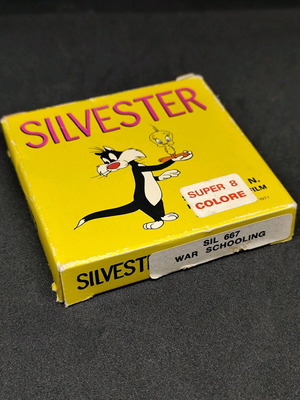 Super 8 Film Silvester & Tweety War Schooling vintage, new
