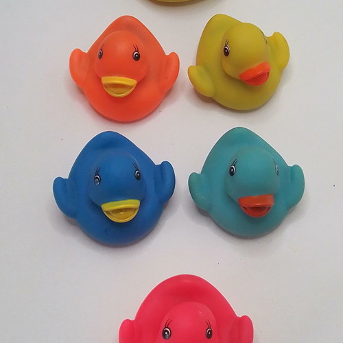 Playgro floating latex baby toys used, pack of 6
