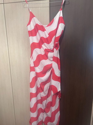 Karavan dress like new, white and red, size M