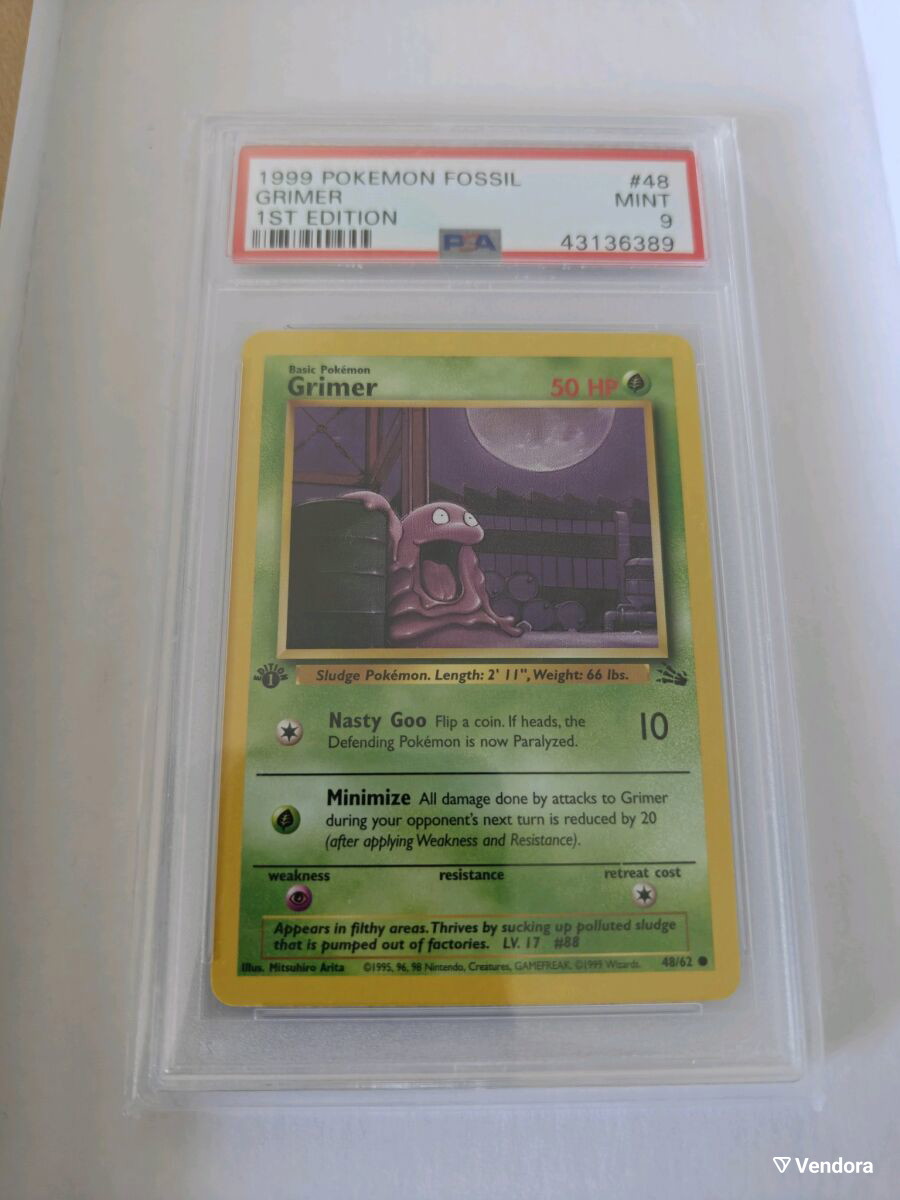 first edition grimer pokemon card Pokemon - Grimer (48) - Fossil - 1st Edition : Buy Online at Best Price in  KSA main image 1