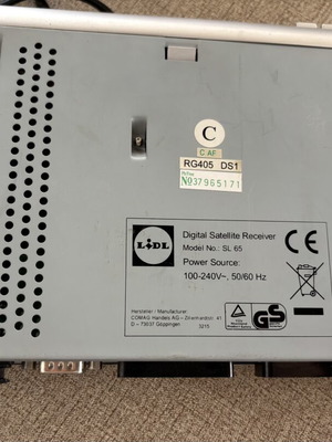 Silver Crest satellite receiver used, functional