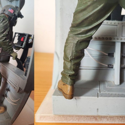 McFarlane Military Series 6 Air Force Helicopter Gunner action figure, 21 cm