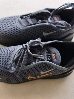 Nike kids' athletic shoes size 30 like new, gray