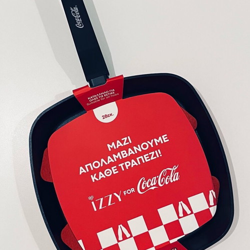 Izzy x Coca-Cola Non-Stick Frying Pan 28cm new