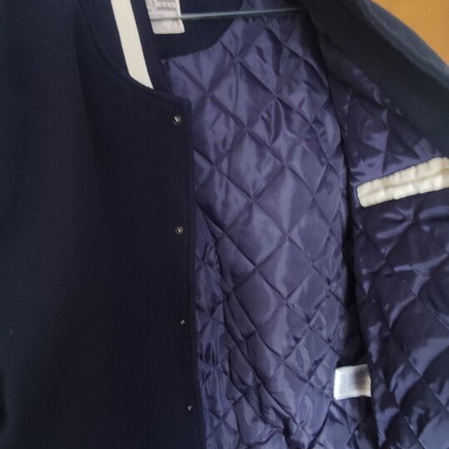 Goodyear college jacket new, white and blue, XL