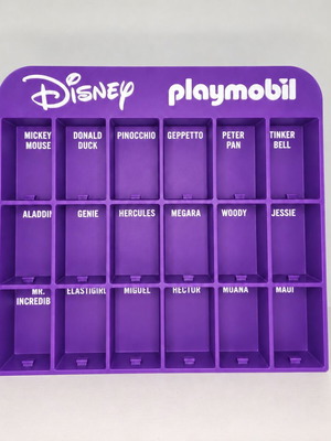 Disney Playmobil Kinder Joy стойка за фигурки в лилаво
