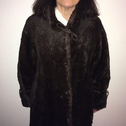 Peter Hahn fur coat brown like new, size L