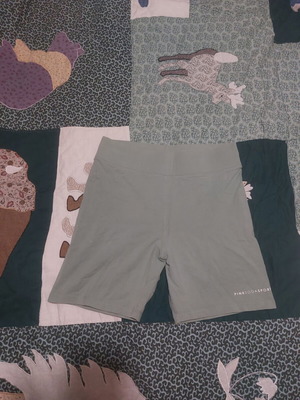 Pink Soda Sport biker shorts, green, size L
