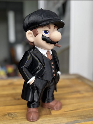 Mario Peaky Blinder Figure 30cm new, collectible
