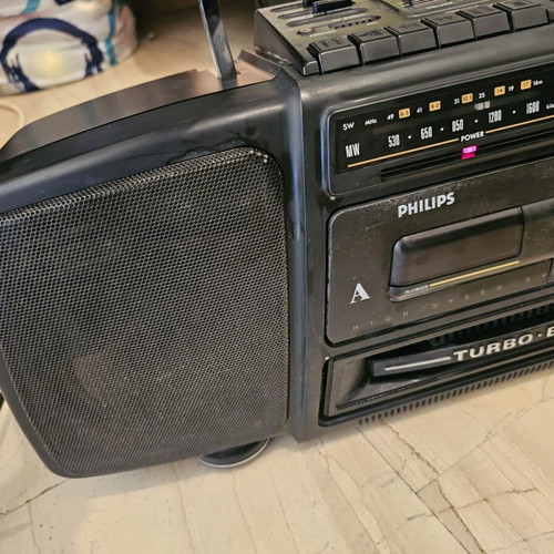Philips Turbo Bass AW 7594 used radio cassette player