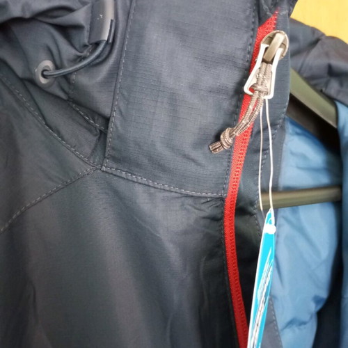 Columbia jacket new with hood, size large, blue turquoise