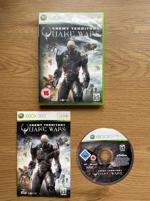 Xbox 360 Quake Wars Enemy Territory μεταχειρισμένο με Manual