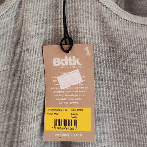 Bodytalk BDTK ribbed grey jumpsuit M new