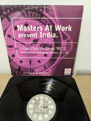 Masters At Work Present India I Can't Get No Sleep '95 vinyl used, electronic