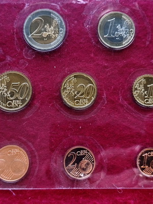 Austrian Uncirculated Coin Set 2002