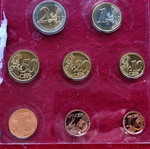 Austrian Uncirculated Coin Set 2002